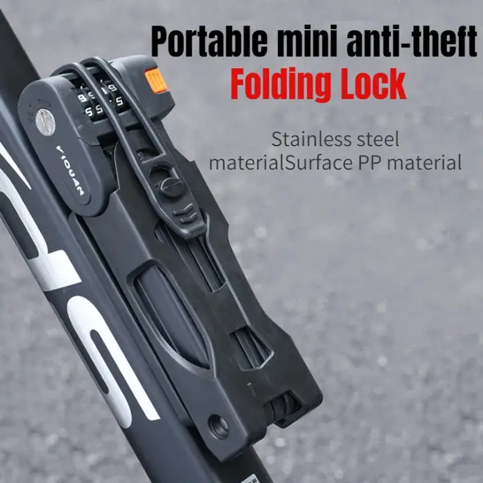 Serrure pliante Portable pour vélo de route et de montagne