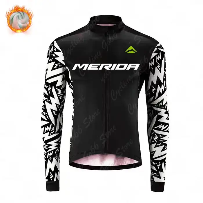 Merida hiver thermique polaire vêtements de cyclisme vélo de route uniforme homme équipement de vélo