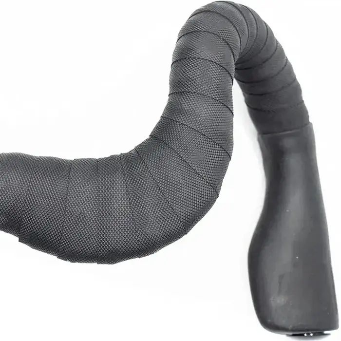 Poignées de guidon en caoutchouc ergonomiques pour vélo de route gravier et fixie avec régulateur de vitesse et amorti vibrations confortables