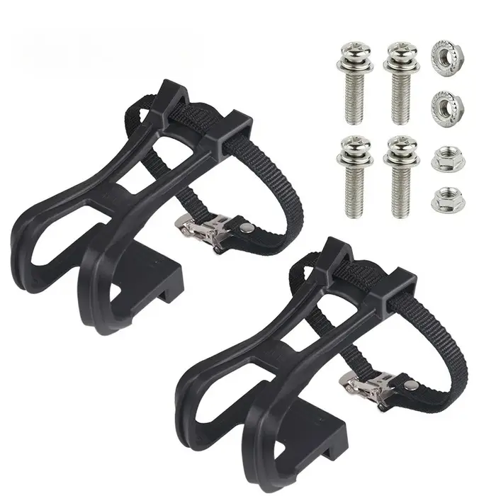 Couvre-pédales de vélo avec motif chien volant - Paire de protège-pédales avec sangles réglables et 
