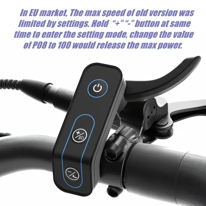 Interrupteur à distance pour limiteur de vitesse pour certains scooters électriques AUSOM L1 L2 MAX DT2 PRO K20 GOSOUL
