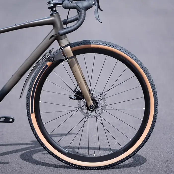 Garde-boue universel pour vélos de route et de gravier, léger et robuste, noir, compatible avec les roues avant et arrière