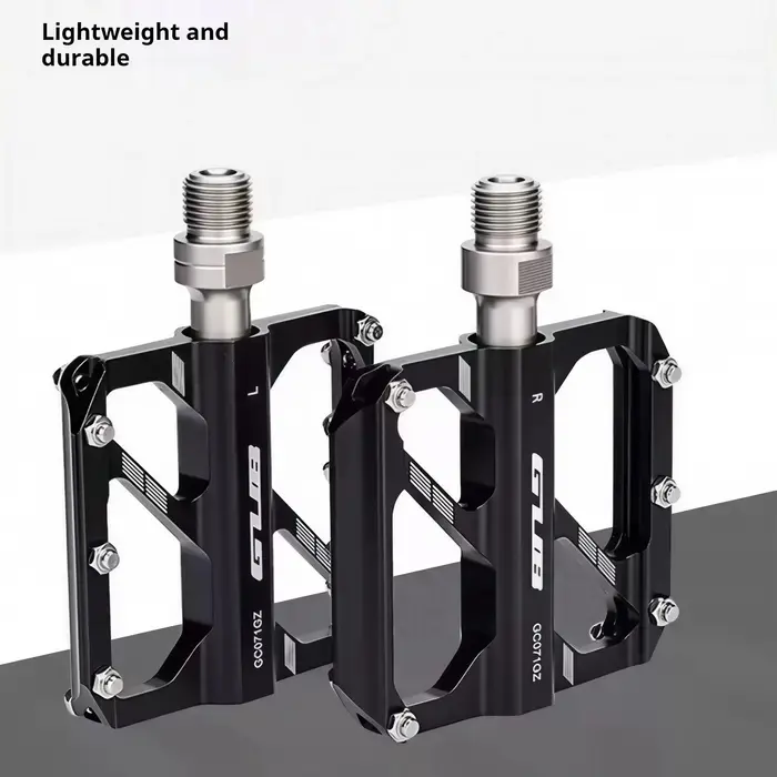 Pédales de vélo de route VTT GUB 071GZ à 3 roulements, en alliage d'aluminium, antidérapantes, plateforme légère et durable pour le cyclisme