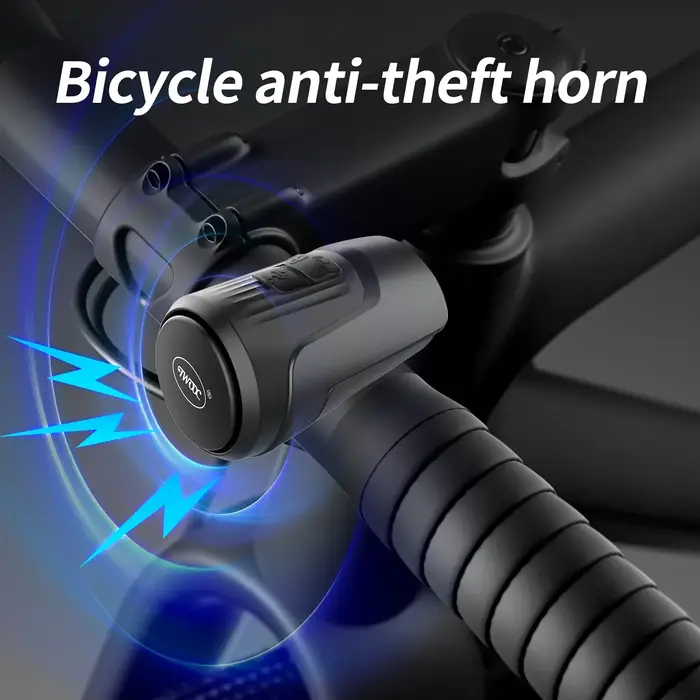 TWOOC 125dB sonnette électronique de vélo klaxon antivol USB Rechargeable adapté aux vélos de route de montagne enfants Scooters