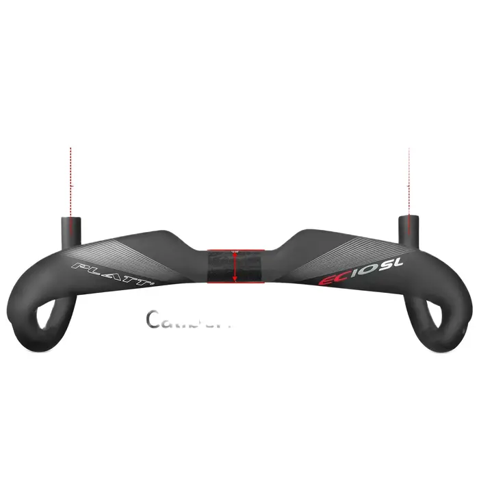 Guidon de vélo de route en carbone 400/420/440 mm