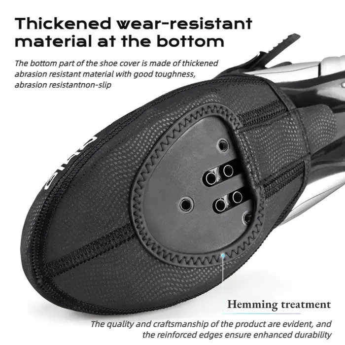 Couvre-chaussures de cyclisme chauds d'hiver