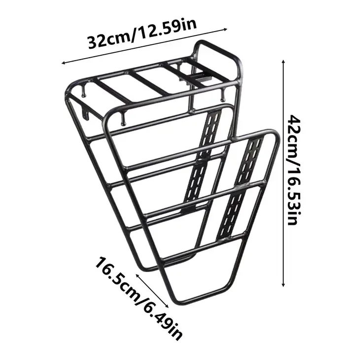 Porte-bagages avant pour vélo, support de panier de pique-nique, équipement de cyclisme sur route, r