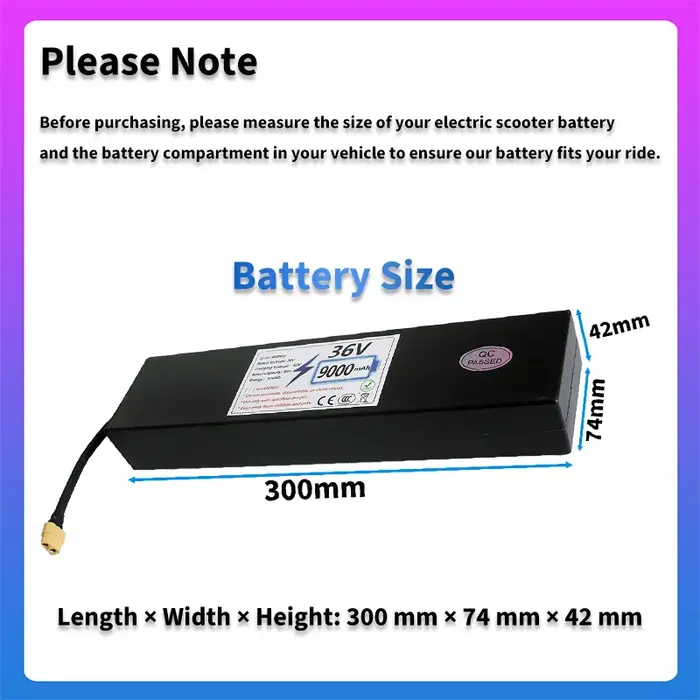 Version améliorée 36V batterie d'origine