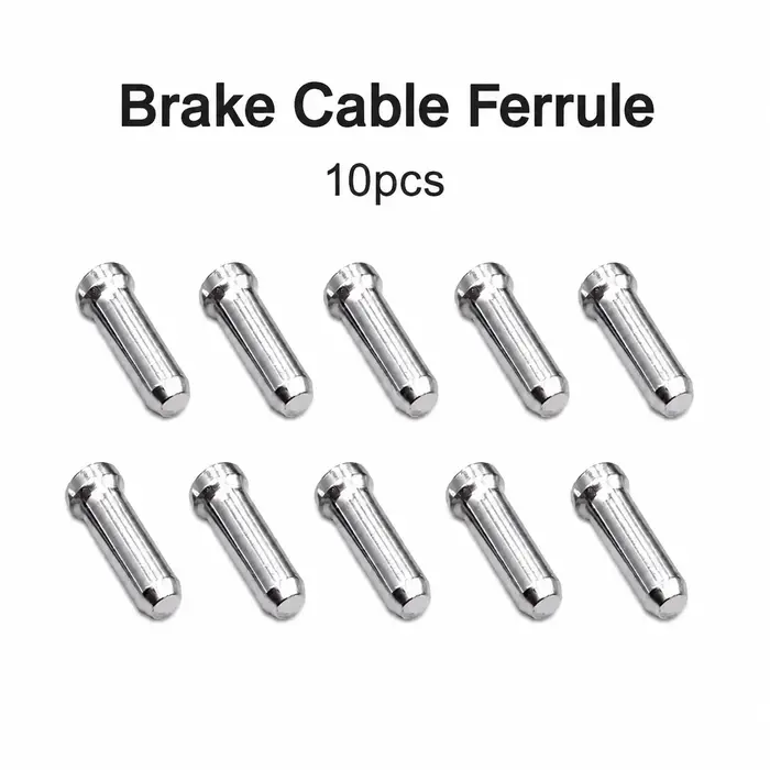 Embouts de câble de frein et de dérailleur en aluminium pour vélo, embouts de fil intérieur de dérai