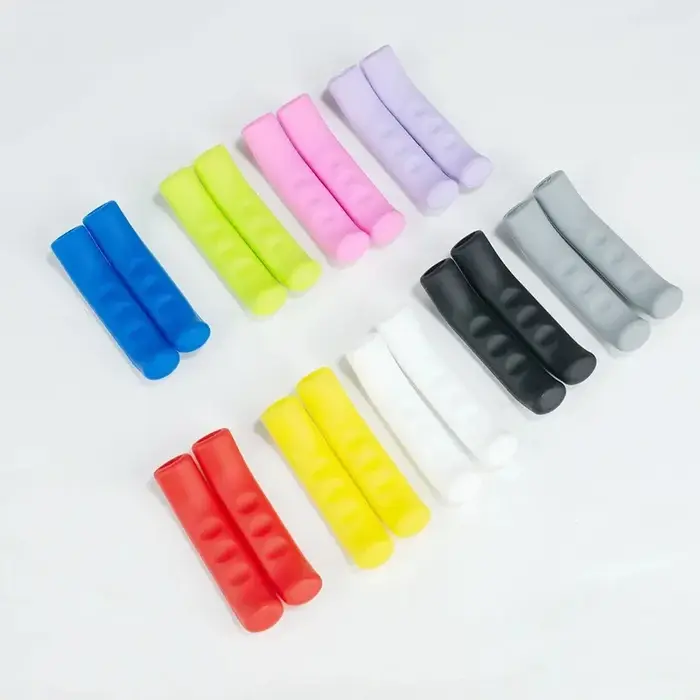1/2/3 paires de poignées de levier de frein de vélo de protection en Silicone