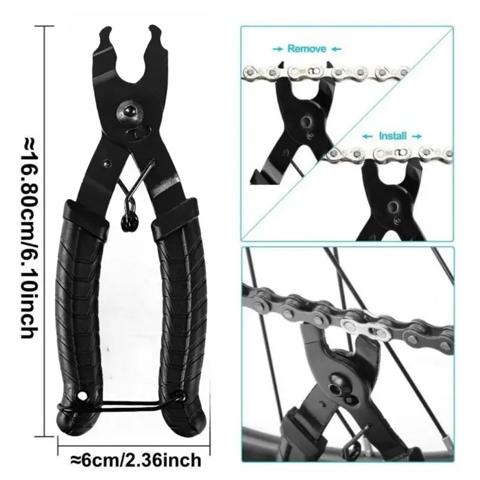 Ensemble d'outils de réparation de chaîne de vélo 3 pièces, comprenant un outil de disjoncteur de ch