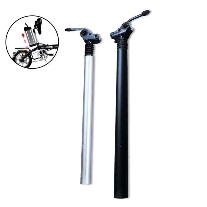 Tige de selle de vélo électrique pliante