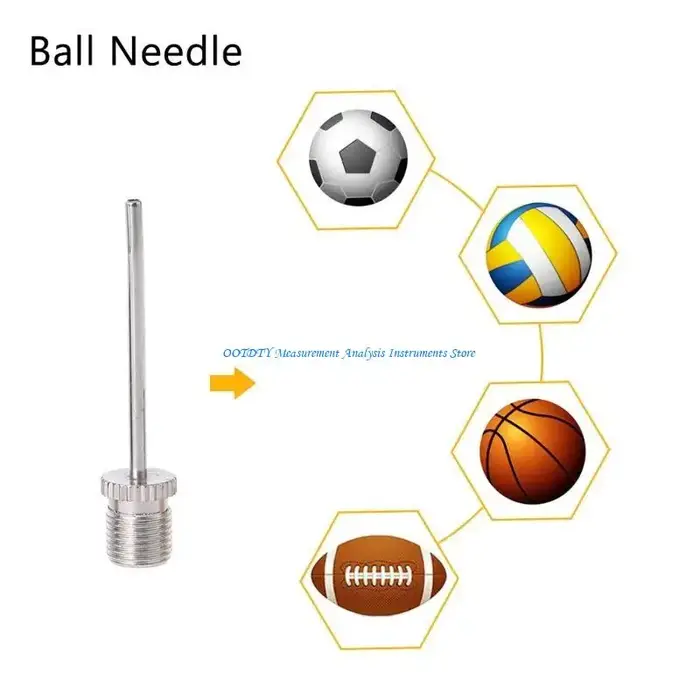 Ensemble adaptateurs gonflage avec aiguille à ballon et buses pour pompes à air sport matelas et jouets gonflables en métal