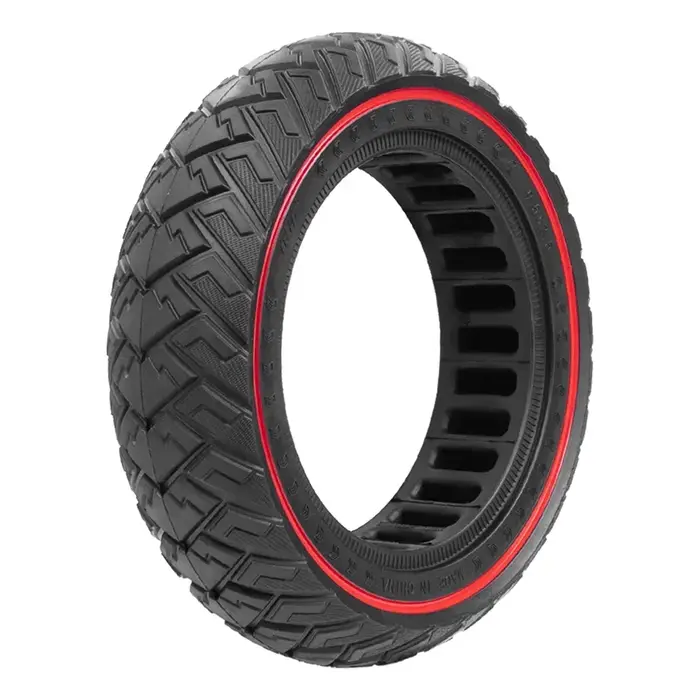Pour Niu KQi1 KQi2 KQi3 Kickscooter 9.5x2.5 pneu solide Scooter électrique 9.5 pouces de large antidéflagrant tout-terrain motif d'aile rouge