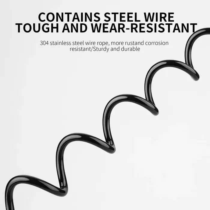 Câble antivol rétractable TOSUOD pour vélo
