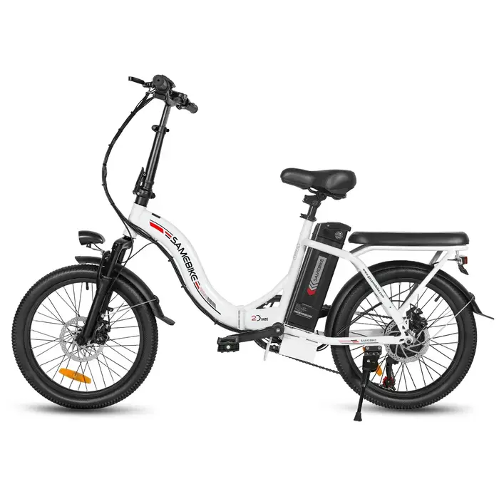 Vélo électrique de style pliable léger 350W36V12AH batterie montagne e-bike 20 pouces gros pneu vill