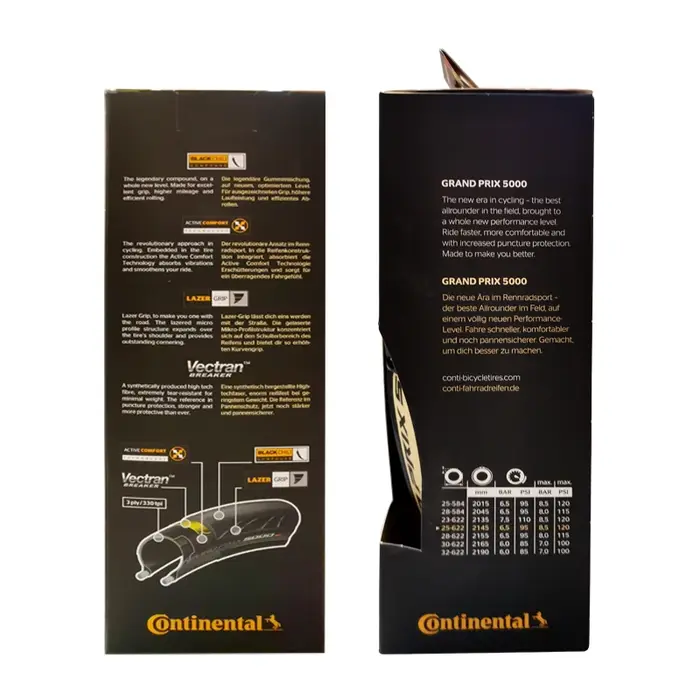 Nouveau Continental GrandPrix 5000/700X25C 28C pneu de vélo de route crème peau mur vélo pliant rési