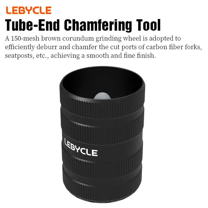 Outil de chanfreinage des extrémités de tube de vélo LEBYCLE