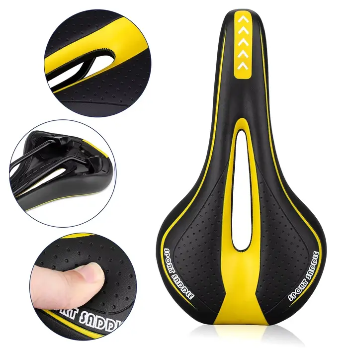 Siège de vélo de route de montagne confortable coussin de cyclisme souple selle