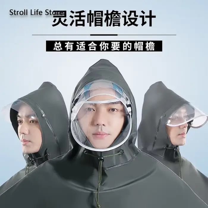 Manteau de Pluie Imperméable pour Moto et Vélo pour Homme
