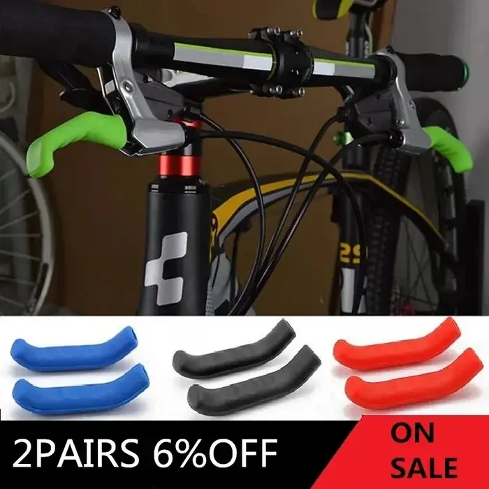 1/2/3 paires de poignées de levier de frein de vélo de protection en Silicone