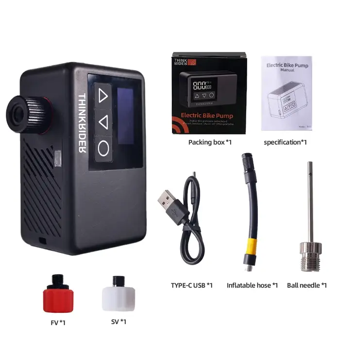 120 PSI Portable vélo de poche pompe à Air électrique MINI gonfleur de pneu