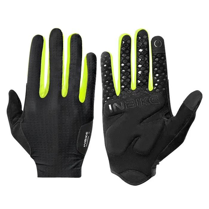 INBIKE vtt gants de cyclisme hommes doigt complet Gel rembourré écran tactile respirant antichoc