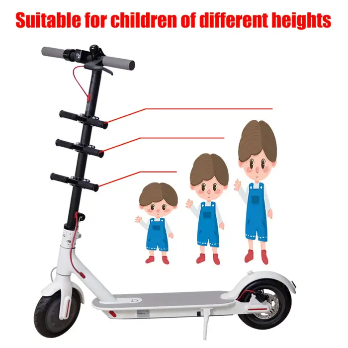 Poignée de guidon pour enfants pour trottinette électrique Xiaomi M365 / Pro / Pro2 / 1S – Support réglable pour enfants – Pièces de trottinette électrique