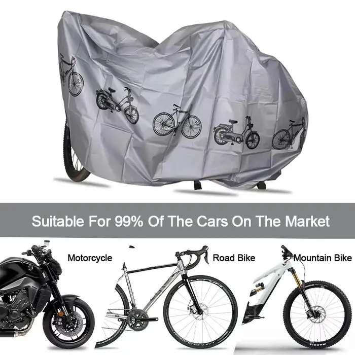 Housse de protection pour vélo d'extérieur, étui de protection pour vélo, imperméable, anti-poussière, anti-UV, équipement de vélo pour toutes les saisons, accessoires de vélo