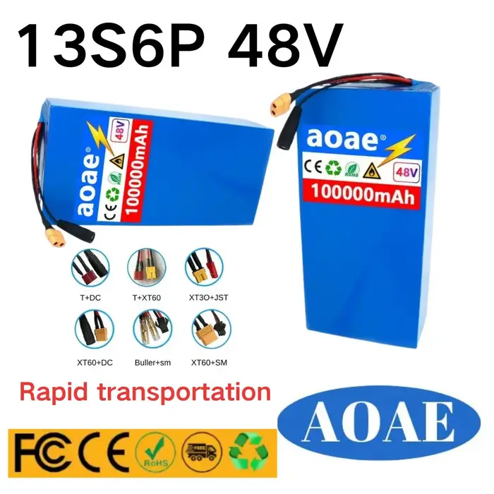Nouvelle batterie au lithium 48V 100Ah 13s6p
