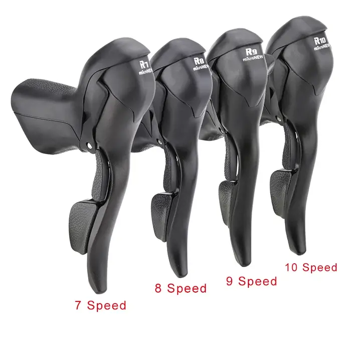 MicroNEW vélo de route manette de vitesse 2*10 vitesses pour guidon 22.2-23.8mm 7/8/9 vitesses doubl