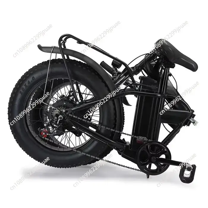 Vélo électrique pliable hybride à pneus larges de 20 pouces
