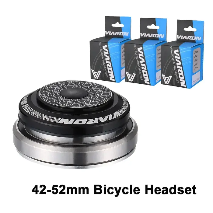 VIARON vélo casque 52Mm/42Mm vtt cyclisme fourche de direction presse roulement boîte VTT 1 1/8-1 1/2 colonne Vtt