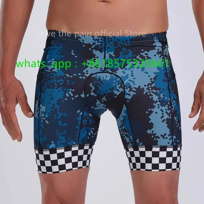 Zootekoi-Short de cyclisme sans bretelles pour homme