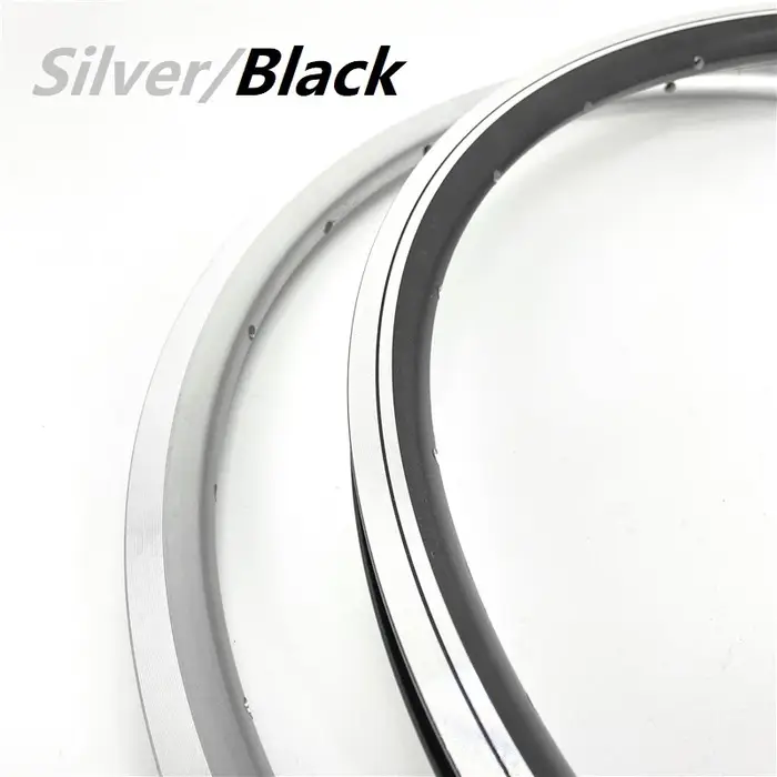 20 "406 jantes de vélo pliantes Double paroi jante en alliage d'aluminium Valve Schrader 20H 24H 28H