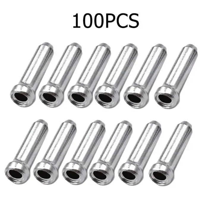 Embouts de câble de frein de vélo en aluminium pour ligne