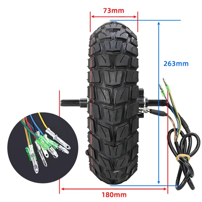 Moteur de moyeu de frein pour scooter électrique