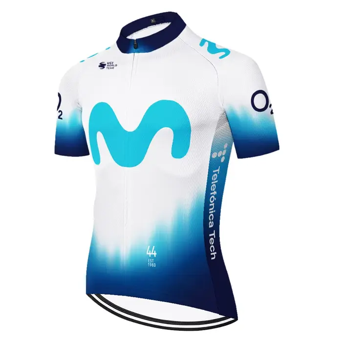 Movistar maillot de cyclisme course abbigliamento ciclismo estivo 2026 séchage rapide