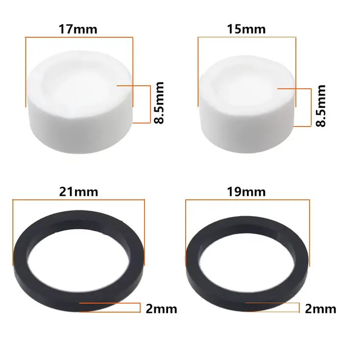 HEPPE-Piston de frein de vélo en céramique pour WinterMANO, M640, M6120, M7120, M8020, M8120, M9120,