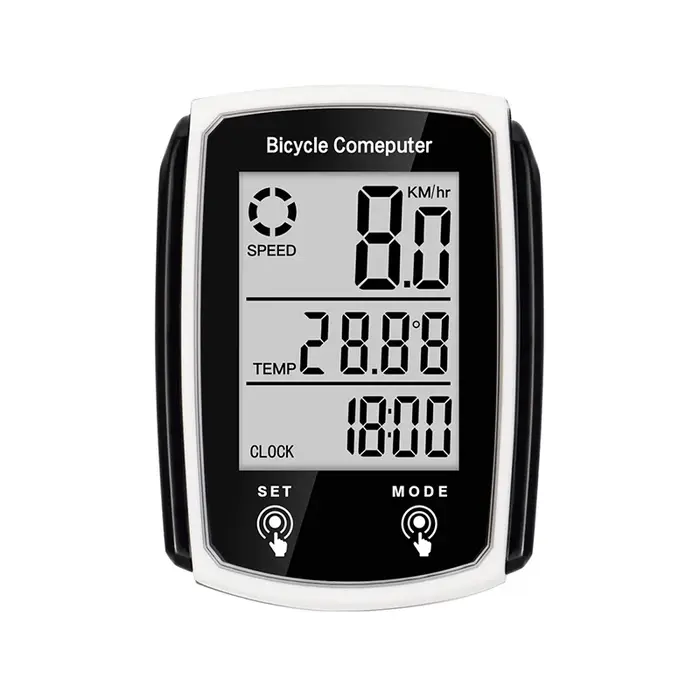 Ordinateur de vélo, compteur kilométrique, écran LCD, compteur de vitesse pour vélo avec câble, comp