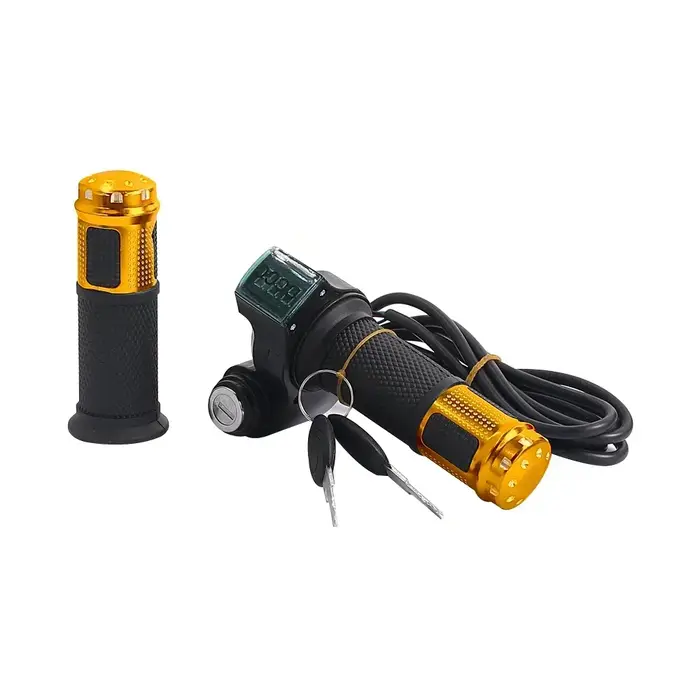 Accélérateur d'accélérateur torsadé 12V-90V pour Scooter électrique, avec voltmètre de batterie, ind