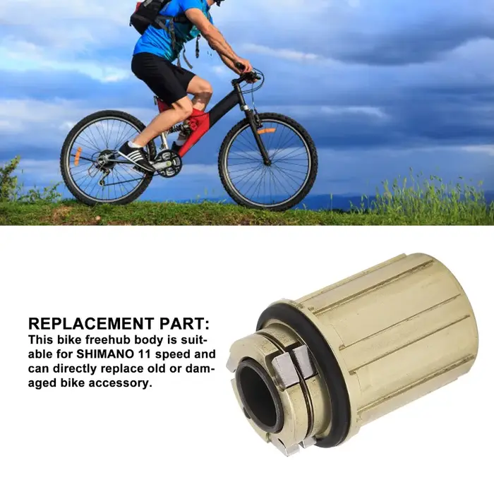 Corps de moyeu libre de vélo de route de montagne à 11 vitesses 2 roulements