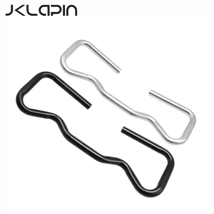 JKLapin Litepro Vélo Pliant P Guidon Ultra-Léger En Alliage D'aluminium 25.4*490MM Papillon Bar 22.2MM Pour Brompton