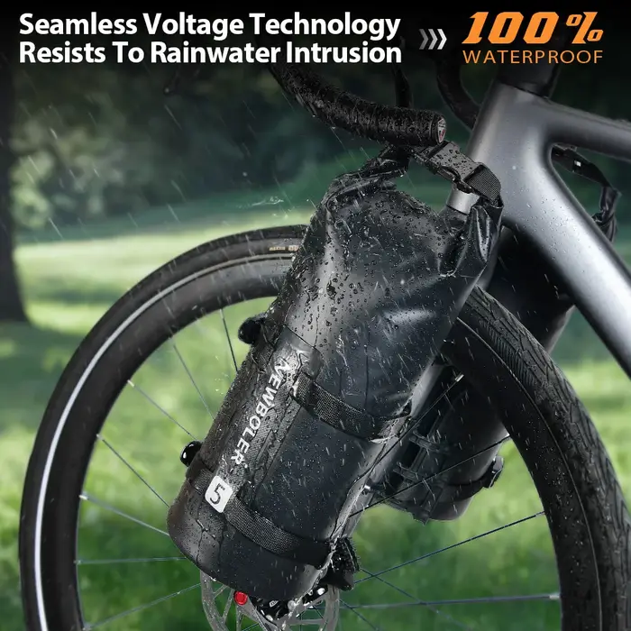NEWBOLER Portable étanche vélo fourche sac 5L Portable vélo sac Scooter électrique sac vélo avant sa