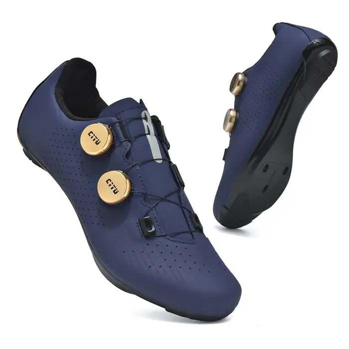 Nouvelles chaussures de cyclisme sur route, chaussures de course à vélo, chaussures à crampons, chau