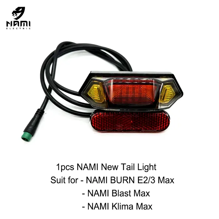 Original NAMI Klima Max nouveau feu arrière pour NAMI BURN E 3 MAX Klima Max NAMI Blast Max e-scoote