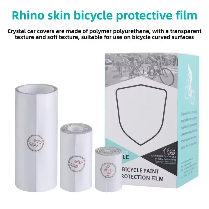 Autocollant de protection de cadre de vélo pour VTT et vélo de route