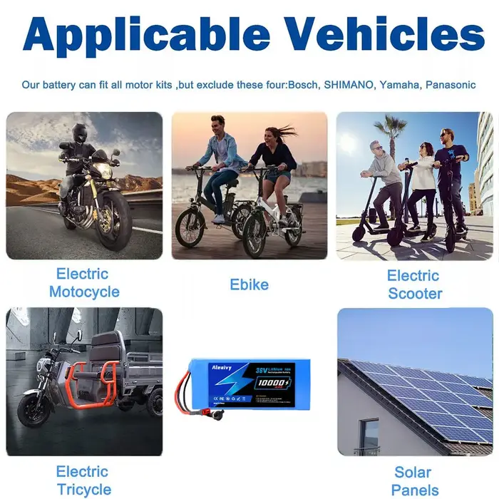 Batterie au lithium pour trottinette électrique 10S6P 36V 20000mAh