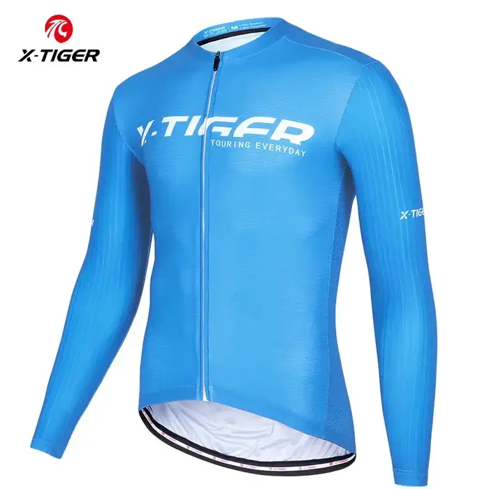 X-tiger hommes Maillot de cyclisme à manches longues vtt