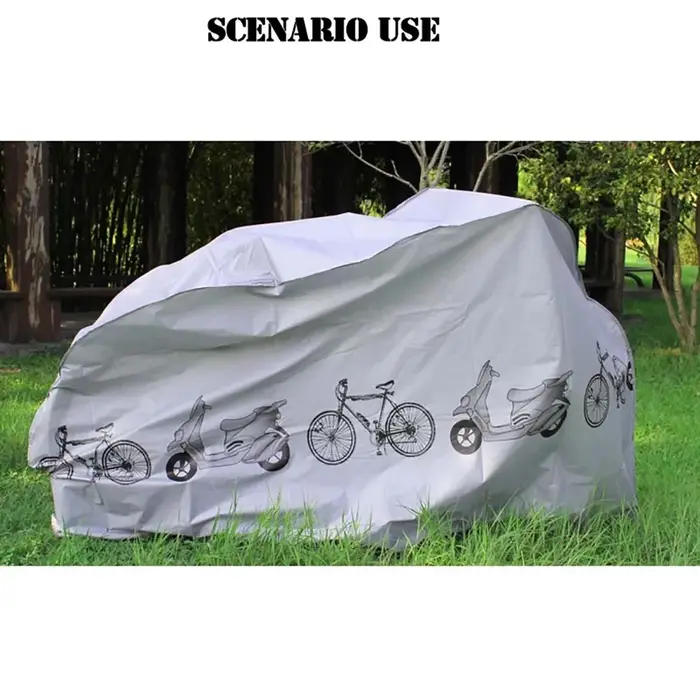 Housse de vélo multifonctionnelle imperméable pour véhicules électriques - Protection solaire extérieure et pare-pluie pour vélos